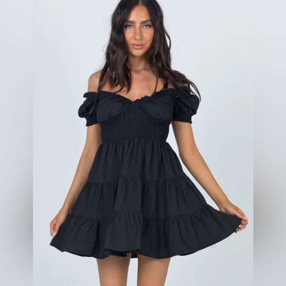 Princess Polly Dresses & Skirts - Princess Polly Daniela Mini Black Dress